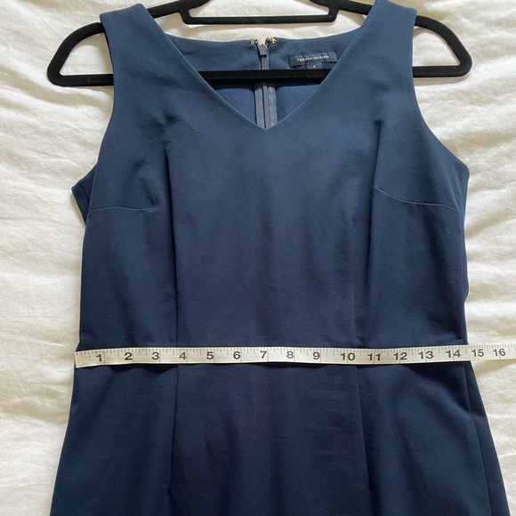 Tommy Hilfiger Navy Sheath Dress Size 4 - Picture 5 of 6
